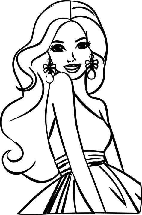 free barbie pictures to color|barbie coloring online game free.